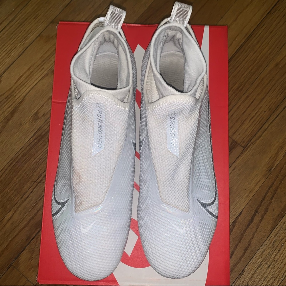 COPY - Nike Vapor Edge Pro 360 White Chrome In a size 9